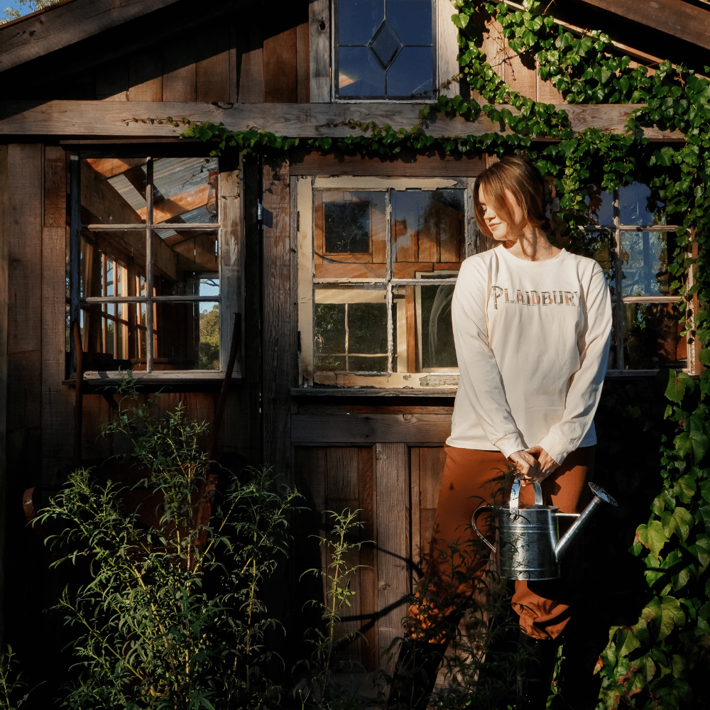 'Content In My Cottage' Long Sleeve Tee